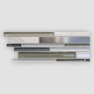 IWT Glass Stone Stainless Linear - Nordic Storm