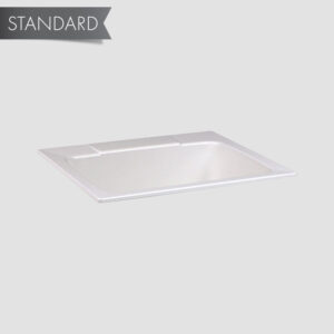 Mustee #10 Standard White Drop-In Sink
